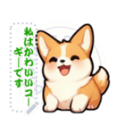 愛らしいコーギーの日常 (MJ4)（個別スタンプ：1）