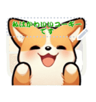 愛らしいコーギーの日常 (MJ4)（個別スタンプ：13）