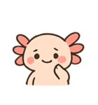 もふもふウーパールーパー きゅん表情（個別スタンプ：2）