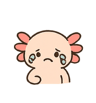 もふもふウーパールーパー きゅん表情（個別スタンプ：3）