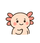 もふもふウーパールーパー きゅん表情（個別スタンプ：5）