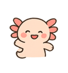 もふもふウーパールーパー きゅん表情（個別スタンプ：13）