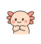 もふもふウーパールーパー きゅん表情（個別スタンプ：16）