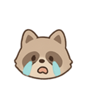 もふもふアライグマ きゅん表情（個別スタンプ：2）