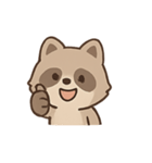 もふもふアライグマ きゅん表情（個別スタンプ：8）