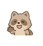 もふもふアライグマ きゅん表情（個別スタンプ：9）