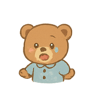 ふわふわくまのパジャマパレード（個別スタンプ：8）