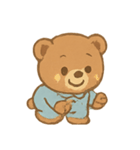 ふわふわくまのパジャマパレード（個別スタンプ：10）