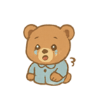 ふわふわくまのパジャマパレード（個別スタンプ：11）