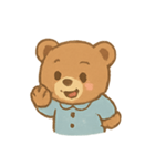 ふわふわくまのパジャマパレード（個別スタンプ：13）