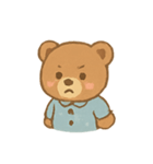 ふわふわくまのパジャマパレード（個別スタンプ：16）