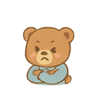 ふわふわくまのパジャマパレード（個別スタンプ：18）