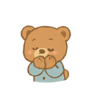 ふわふわくまのパジャマパレード（個別スタンプ：23）