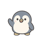 ふわふわペンギン きゅん表情（個別スタンプ：1）