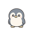 ふわふわペンギン きゅん表情（個別スタンプ：5）