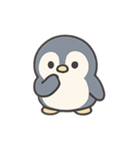 ふわふわペンギン きゅん表情（個別スタンプ：6）
