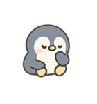ふわふわペンギン きゅん表情（個別スタンプ：8）