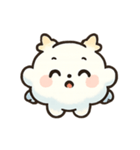 ふわふわクラウドブロブ 気分パレード（個別スタンプ：2）