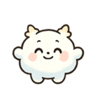 ふわふわクラウドブロブ 気分パレード（個別スタンプ：7）