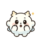 ふわふわクラウドブロブ 気分パレード（個別スタンプ：8）