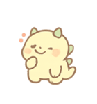 ふわもこマシュマロ恐竜 きゅん表情（個別スタンプ：6）