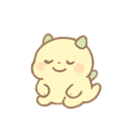 ふわもこマシュマロ恐竜 きゅん表情（個別スタンプ：12）
