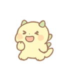 ふわもこマシュマロ恐竜 きゅん表情（個別スタンプ：13）