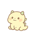 ふわもこマシュマロ恐竜 きゅん表情（個別スタンプ：18）