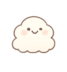 ふわもこクラウドスライム きゅん表情（個別スタンプ：1）