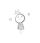 W.はなちゃん P.90 まんまるさん（個別スタンプ：9）