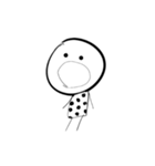 W.はなちゃん P.90 まんまるさん（個別スタンプ：36）