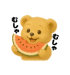 くまごろうの大きな文字の擬音スタンプ（個別スタンプ：18）
