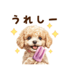 トイプードルの毎日あいさつセット（個別スタンプ：30）