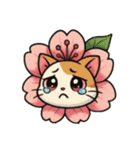 桜にゃん④表情……………………（個別スタンプ：35）
