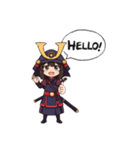 刀と笑顔のサムライ娘（個別スタンプ：9）