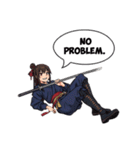 刀と笑顔のサムライ娘（個別スタンプ：19）