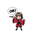 刀と笑顔のサムライ娘（個別スタンプ：24）