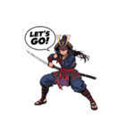 刀と笑顔のサムライ娘（個別スタンプ：27）