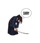 刀と笑顔のサムライ娘（個別スタンプ：33）