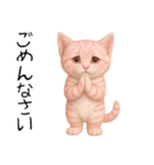 推し猫【桃】………………………..（個別スタンプ：39）