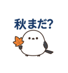 脱力シマエナガの残暑スタンプ（個別スタンプ：24）