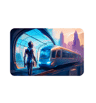 幻想的な「鉄道×異星文明」（個別スタンプ：6）