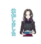 しっかり者な女子のビジネス敬語（個別スタンプ：6）