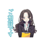 しっかり者な女子のビジネス敬語（個別スタンプ：19）