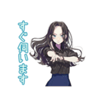 しっかり者な女子のビジネス敬語（個別スタンプ：22）