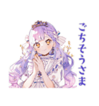 お姫様のありがとうギフト（個別スタンプ：28）
