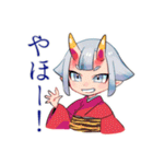 鬼娘の祭り集合★屋台へGO（個別スタンプ：2）