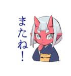 鬼娘の祭り集合★屋台へGO（個別スタンプ：3）