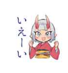 鬼娘の祭り集合★屋台へGO（個別スタンプ：8）