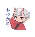 鬼娘の祭り集合★屋台へGO（個別スタンプ：12）